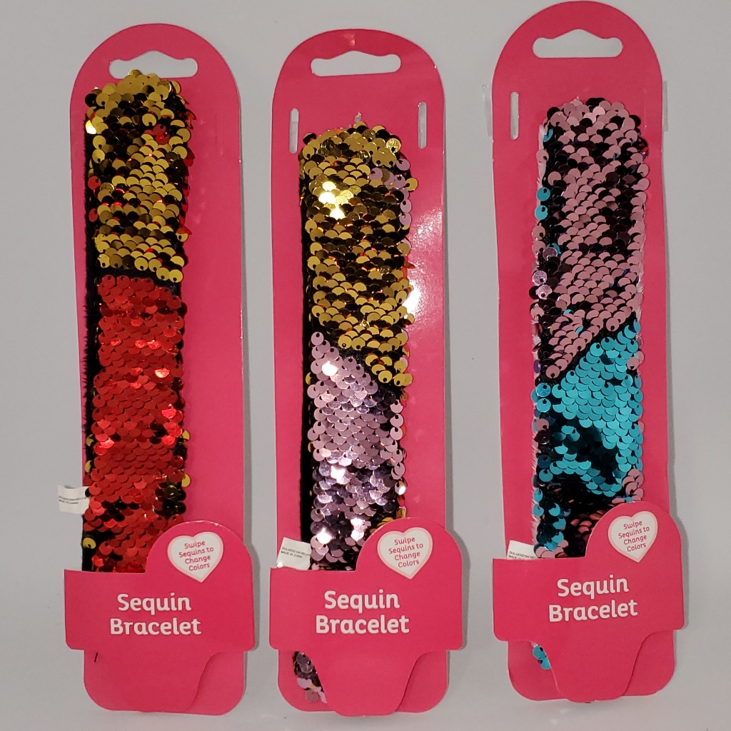 Sequin Snap Bracelets